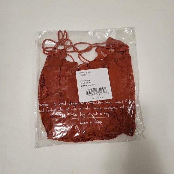 Free People ADELLA Cami Size Large In Winding Roads NWT - Picture 5 of 5